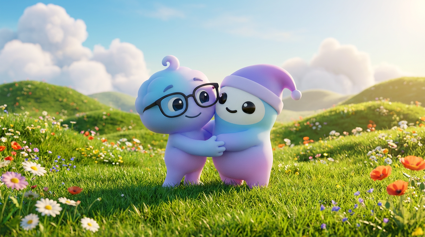 Thinky und Sleepy feiern den Erfolg